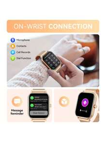 Smartwatch For Men And Women, Answer/Make Calls, With Over 100 Sports Modes, With Sleep/SpO2/Heart Rate Monitor, IP68 Waterproof Fitness Tracker, Smartwatch For Android IOS