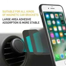 5pcs/10pcs/20pcs Adhesive Car Phone Holder Magnet Plate Thin Iron Disc Magnetic Sheet For Phone Stand Accessories, Round & Rectangle