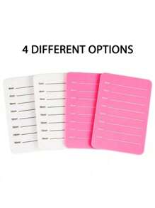 Tabla con escala para aplicar pestañas postizas, regla portátil de mano para pestañas, herramienta esencial para artistas de extensión de pestañas - Multicolor - Ver 5