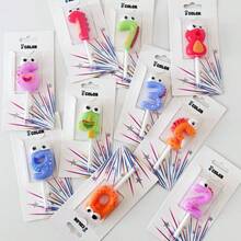 1 đồ trang trí sinh nhật, hoạt hình dễ thương đầy màu sắc, nến kỹ thuật số mắt to, tiệc sinh nhật, nến trang trí bánh, phong cách bóng bay đầy màu sắc, phụ kiện trang trí bánh đáng yêu ngọt ngào, đồ thủ công tự làm số 0-9 nến lấp lánh, giáng sinh - Nhiều màu - Xem 3