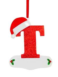 1 Pc Đồ trang trí xe hơi 26 chữ cái tiếng Anh Giáng sinh, Mặt dây chuyền tên viết tay DIY Đồ trang trí cây thông Noel, Móc chìa khóa Đồ trang trí ba lô, Đồ trang trí không khí cửa sổ tiệc ngày lễ, Vật dụng trang trí cuộc sống gia đình Giáng sinh - Nhiều màu - Xem 9