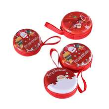 1 件马口铁零钱包迷你拉链耳机收纳袋精致硬币钥匙包收纳盒生日圣诞节 - 彩色 - 查看 10