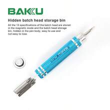 baku Tua vít chính xác 315, T6 Torx Security có Spudger, Dụng cụ cho công tắc PS3/4/5, máy tính xách tay, v.v., để sửa chữa, vệ sinh, thay thế linh kiện - Nhiều màu - Xem 2