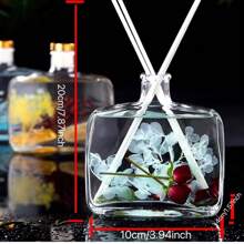 1 pieza Ambientador de flor real sin llama de larga duración, desodorizante para el baño, accento de decoración del hogar, 100ml dura hasta 9 meses, regalo y recuerdo de Navidad, aromaterapia, ambientador para el hogar, difusor, regalo, decoración del hogar