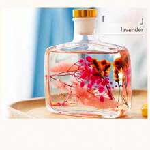 1 pieza Ambientador de flor real sin llama de larga duración, desodorizante para el baño, accento de decoración del hogar, 100ml dura hasta 9 meses, regalo y recuerdo de Navidad, aromaterapia, ambientador para el hogar, difusor, regalo, decoración del hogar