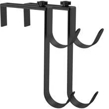 2 Pcs Pool Pole Hooks Adjustable Pool Pole Hanger No Drill Pool Fence Hooks Set Rust Resistant Pole Holder For Swimming Pool Accessories Pool Tools Skimmers Vacuum Hoses Leaf Rakes Garden Tools - Black - View 7