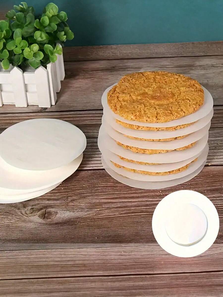 500pcs,Sheets Of Baking Parchment, White Parchment Baking Parchment Air Cooker Kitchen Air