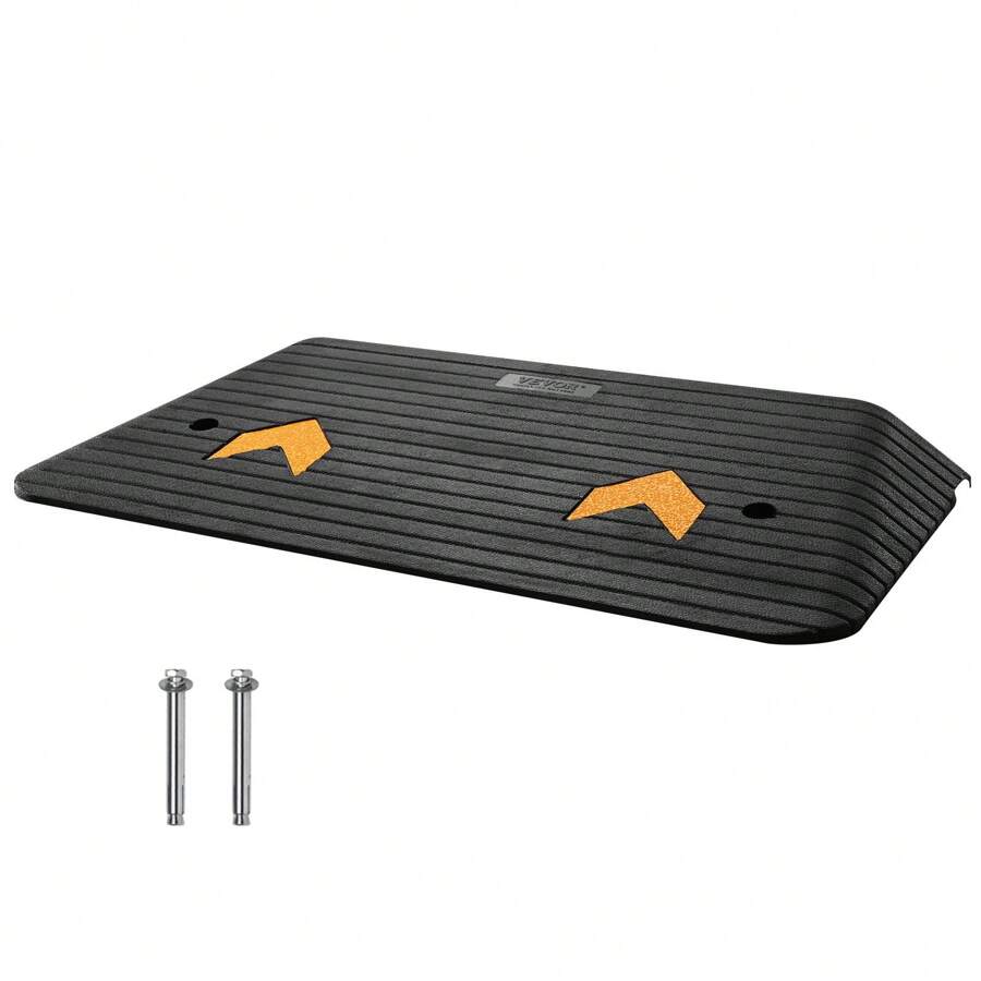 Upgraded Natural Rubber Threshold Ramp 3 Inch Rise Door Ramp With One