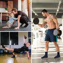 Klebrige Rutschfeste Socken Für Männer Mit 3 Paaren, Für Fliesen-, Holzböden, Workout, Yoga, Pilates, Krankenhaus, Rutschfeste Hausssocken