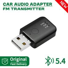 Car Bluetooth 5.4 FM Transmitter Handsfree Call Mini USB Power Car Kit Auto Stereo Wireless Audio Adapter Receiver For FM Radio - Black - View 14