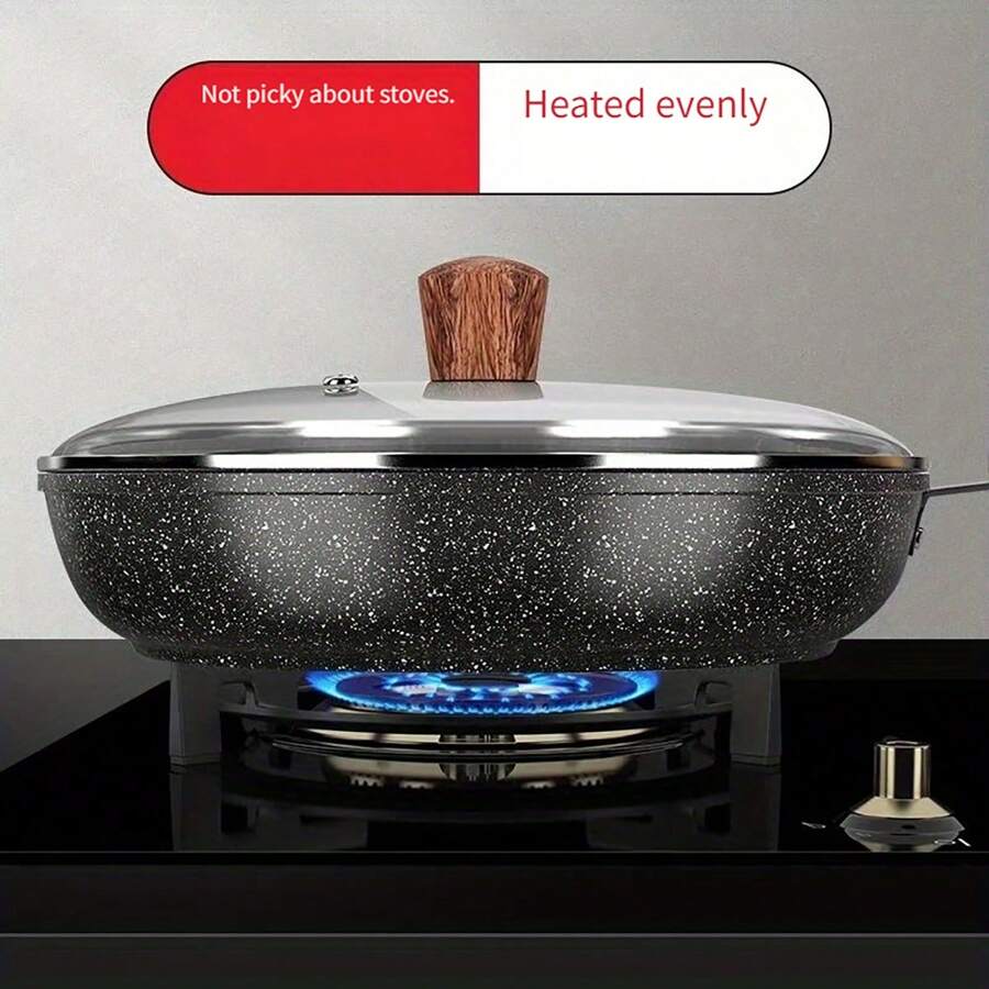 Wheat Rice Stone Frying Pan Pan NonStick Pan Small Oil Smoke Auxiliary