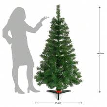 Arbol de Navidad Vikingo 160cm alto con todo y base - Verde - Ver 3