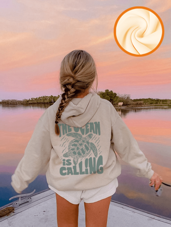 Een casual hoodie met print voor meisjes en kinderen, met een capuchontrui voor studenten in de herfst en winter. Lange mouwen met een zachte en dikke top - een leuke strand- en vakantie-hoodie in schildpadstijl die nooit uit de mode raakt, geschikt om dagelijks mee te spelen! Hoodies voor meisjes (tween) Meisjeskleding (tween)