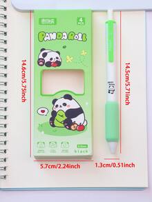 4 PCs In A Box, Quick-Drying Pens, Cute Students, Comfortable And Continuous Brushes, Sponge Sheaths, Highly Attractive Black Ink Core Gel Pens - Multicolor - View 2