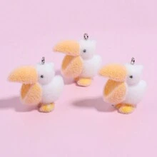 2 piezas de colgantes decorativos de resina con gato 3D lindo para accesorios de joyería DIY - Multicolor - Ver 10