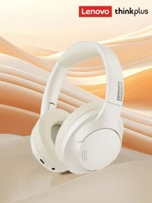 Lenovo Słuchawki bezprzewodowe  TH46 z aktywną redukcją szumów, jakością dźwięku 5.4 HIFI, długim czasem pracy baterii, niskim opóźnieniem do gier, muzyki i sportu, z mikrofonem i wygodnym noszeniem