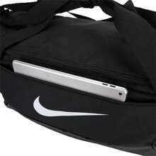 Nike 男女通用大容量旅行包，手提行李包，休闲手提单肩斜挎包 - 黑/(白) - 查看 6