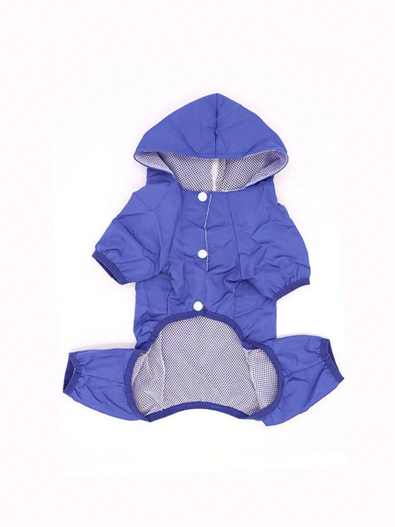 Pet Waterproof Jumpsuit Raincoat, AllInOne Rain Protective Clothes For Dogs, Small/Medium