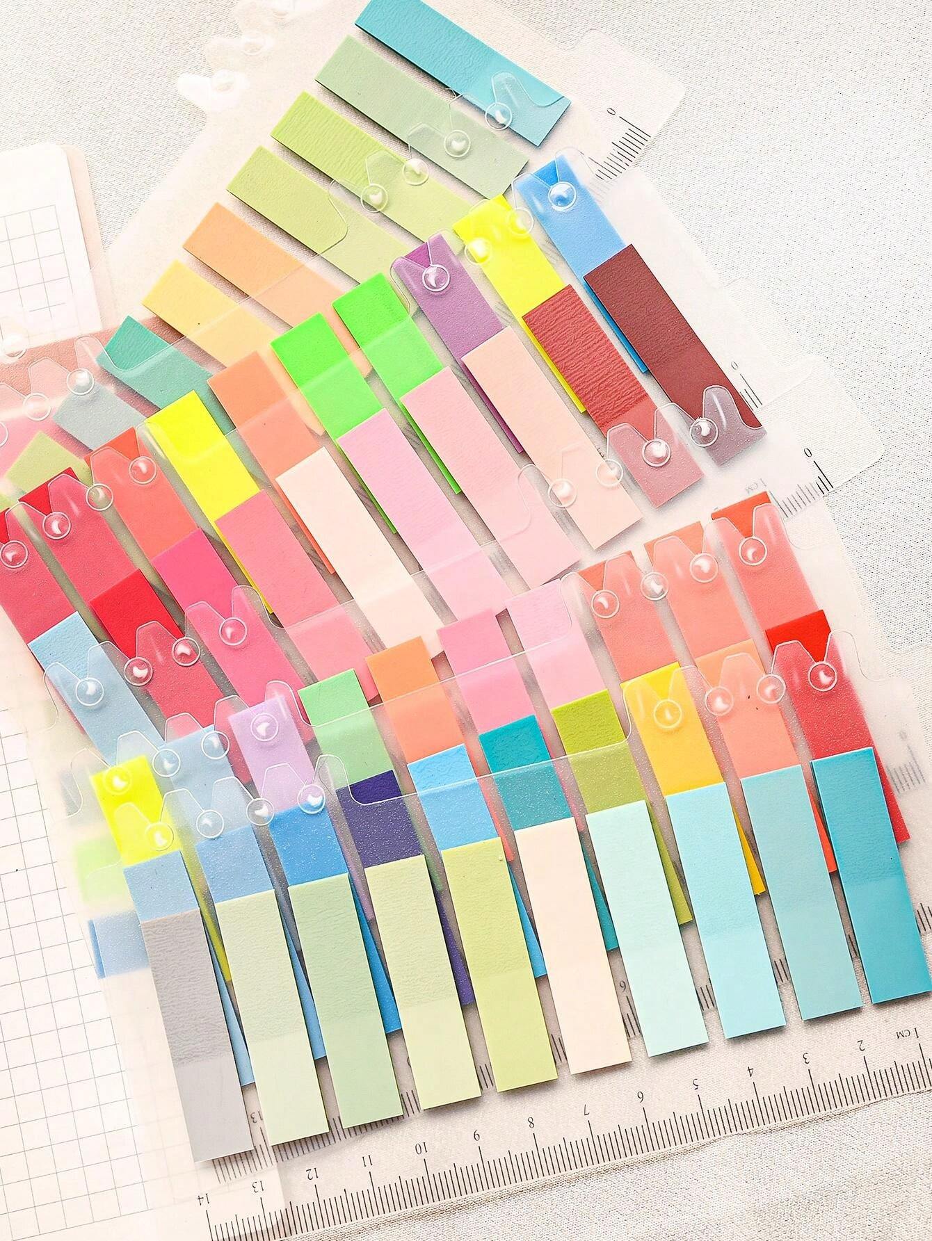 200 Sheets Of 1 Type Index Sticker Plastic Material Indicator Stickers