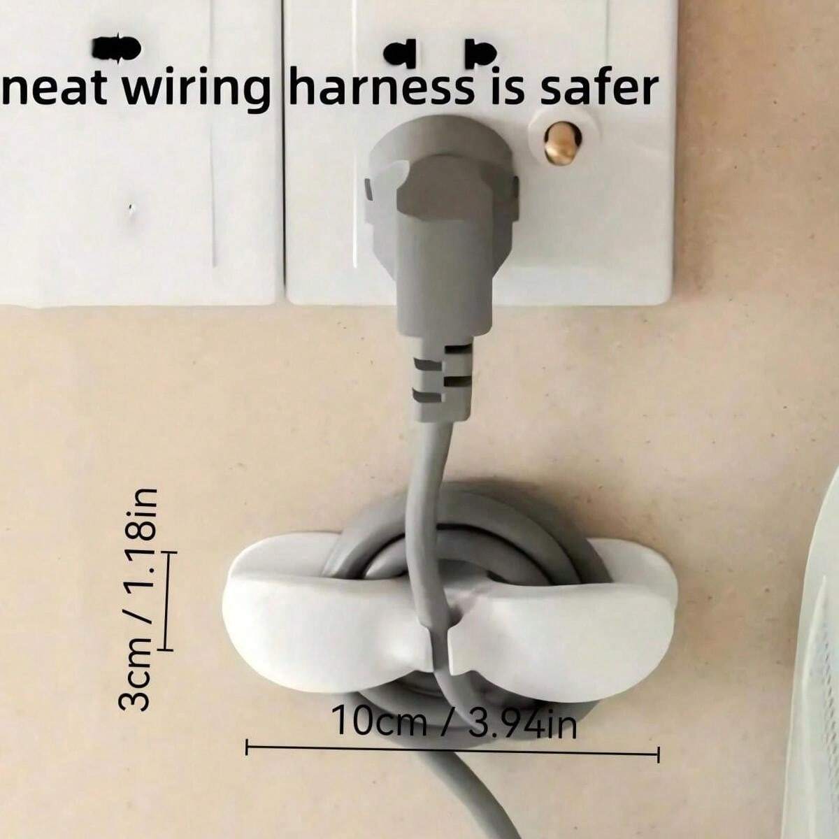 Essential Household Cable Organizer, Adhesive Cord Wire Management