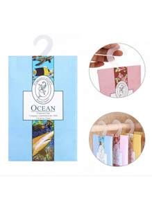 5pcs Bedroom Air Freshener Sachets, Multi-Floral Fragrance, Hanging Wardrobe Deodorizer, Anti-Moth, Fragrant Sachet