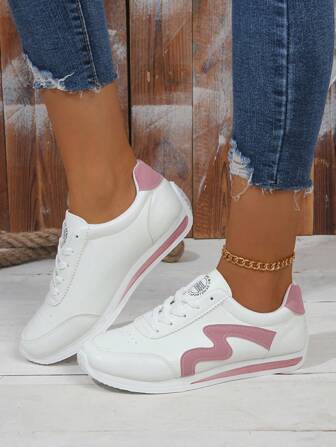 Fashionable Casual Sneakers, Comfortable Non-Slip Soft Sole, Suitable For Commuting