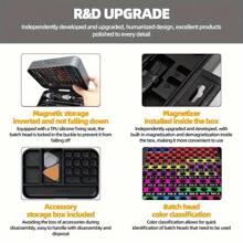 132 合 1 精密螺丝刀套装，磁性螺丝刀头，星形六角钻头，专业手柄维修工具套件，适用于电脑、手机