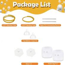2pcs Gold Balloon Arch Stand Kit, Free Bending Shape Balloon Column Stand With Base, Half Arch Balloon Stand For Floor, Ideal For Wedding Birthday Valentines Decorations