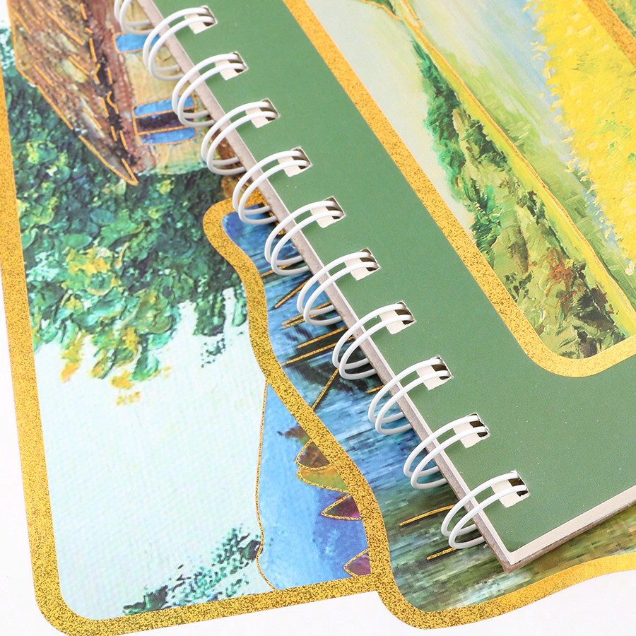 1pc HighQuality Spiral Bound Sketch Pad 30 Sheets/Notebook, Acid