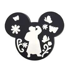 Disney Set de 9 adornos para zapatos con diseño de ratón, decoraciones de PVC para bolsas de playa, accesorios para zapatos, idea de regalo para cumpleaños, Navidad, San Valentín, fiestas de Halloween