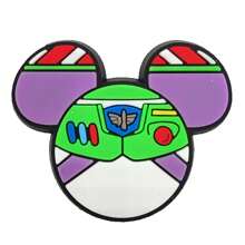 Disney Set de 9 adornos para zapatos con diseño de ratón, decoraciones de PVC para bolsas de playa, accesorios para zapatos, idea de regalo para cumpleaños, Navidad, San Valentín, fiestas de Halloween