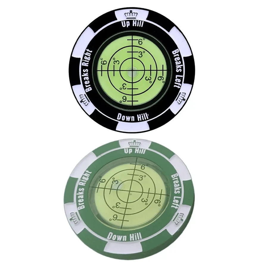 Portable Golf Ball Markers High Precision Golf Spirit Level Slope