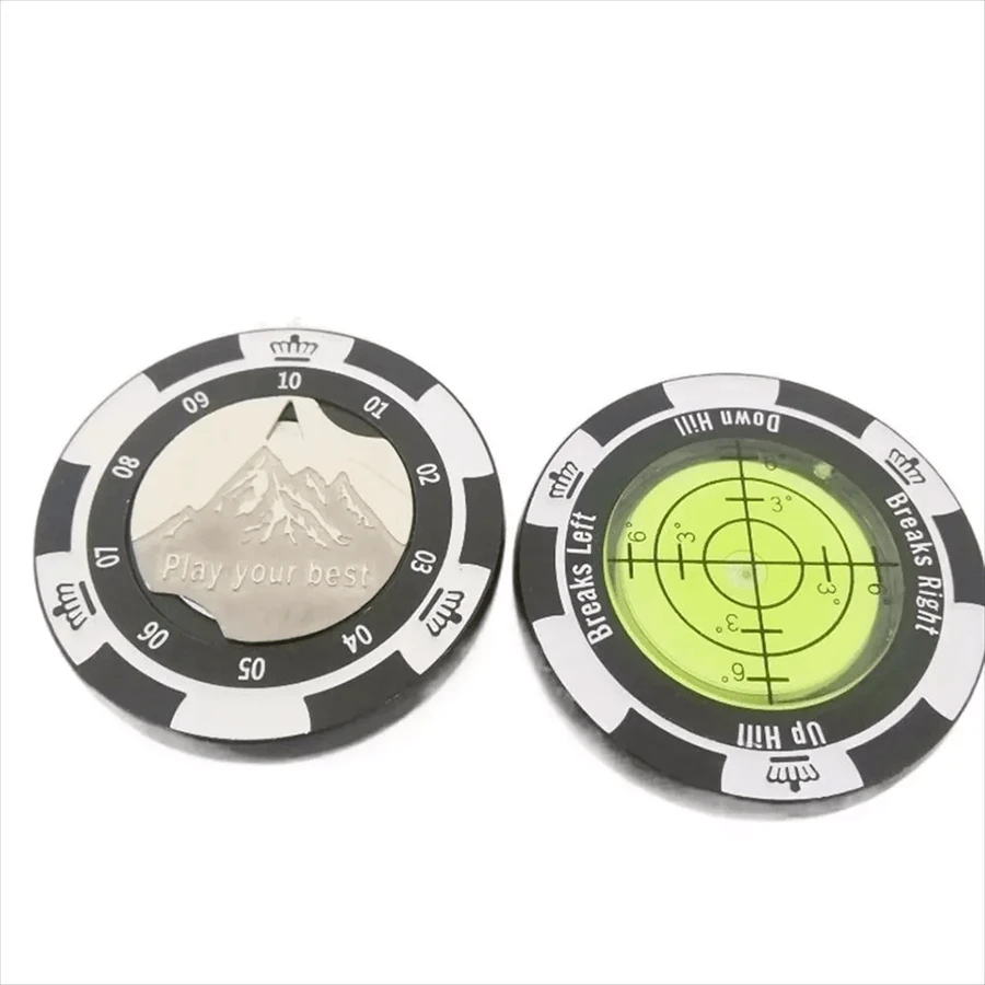 Portable Golf Ball Markers High Precision Golf Spirit Level Slope