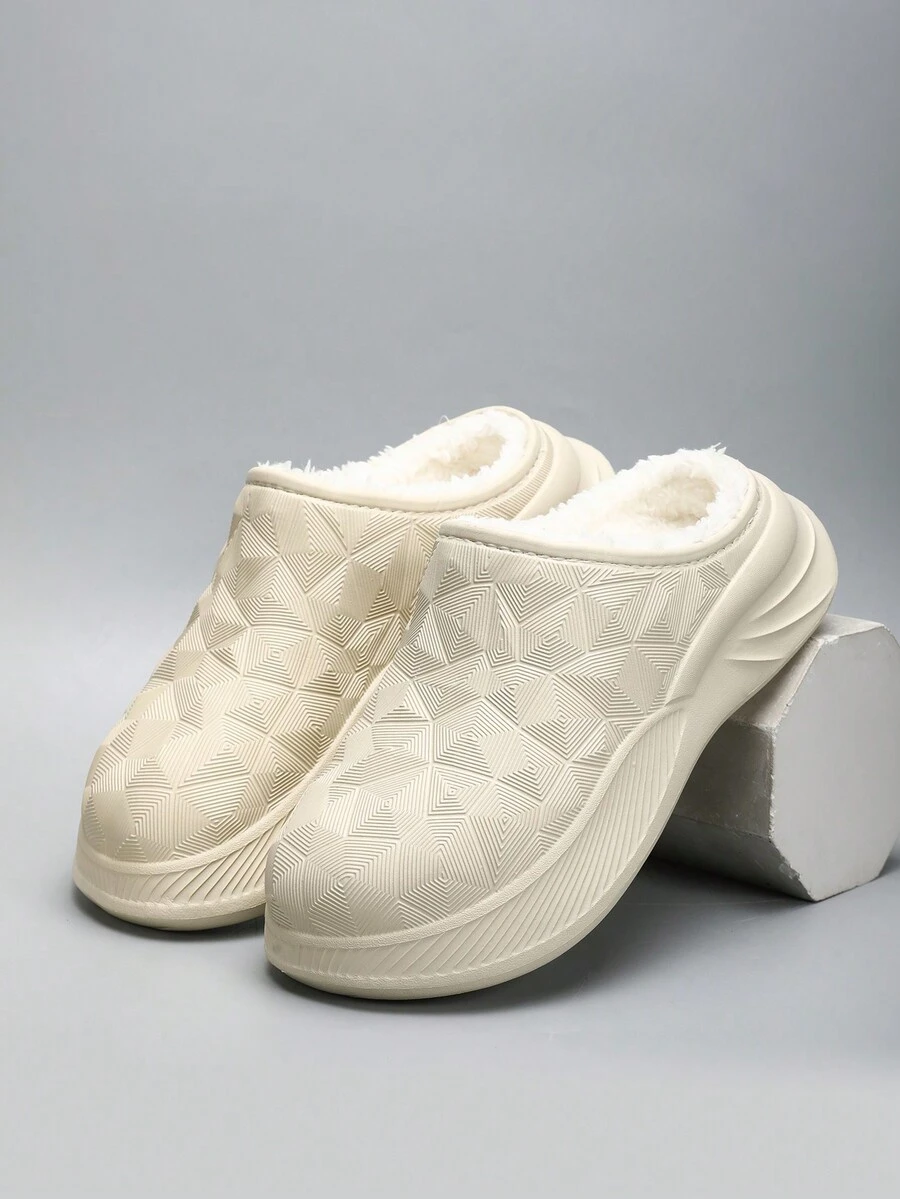 Giày thể thao ngoài trời đế mềm ấm áp và bền bỉ cho nữ, màu kaki - Màu be - Xem 1