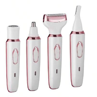 1pc Electric Ladies Shaver Home Portable 4-In-1