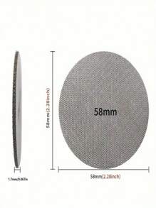 1pc,51mm/53mm/58mm, Thickened Double Layer Reusable Coffee Filter Screen Heat Mesh Screen Portafilter Barista Coffee Making Puck Screen For Portafilter Basket Espresso Accessories Back To School