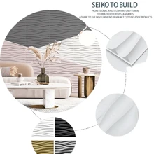 1/10 / 20 / 33 sztuk 3D Paneli Ściennych Wykonanych Z Materiału PVC. Należy Do Dekoracji Ściennych W Wystroju Domu, Szczególnie Do Dekoracji Pokoju. Dekoracja Łazienki. Dekoracja Sypialni. Dekoracja Salonu; Rozmiar Panelu Ściennego: 30 X30 CM Kolor: Biały/Czarny