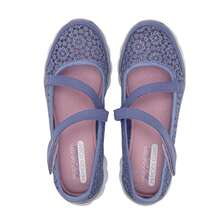 Skechers Giày thể thao trẻ em gái Panda Hook and Loop Strap - hoa oải hương/hồng - Xem 5