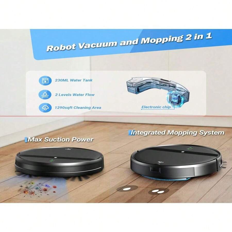 Make Housework Easy And Enjoyable With This Robot Vacuum Cleaner! It Is