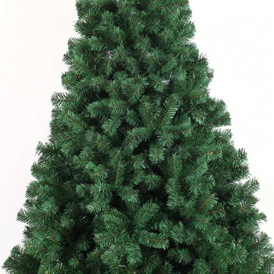 8ft Artificial Christmas Tree Full Natural Spruce PVC Fir Tree Foldable