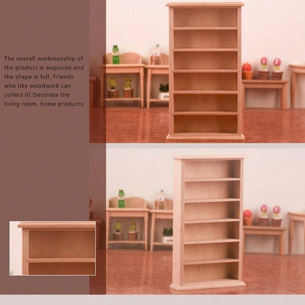Estantería Miniatura De Vino 1/6 Odoria - Blanco, Metal - Para Casas De Muñecas Y Decoración