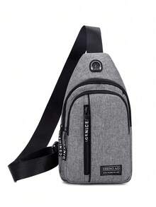 1 Túi đeo chéo nam, Túi đeo ngực đa năng dùng để đi bộ đường dài, Túi đeo vai nhẹ Túi đeo hông Túi đeo chéo eo Du lịch Ngày lễ Phòng tập thể dục Xe đạp Đồ dùng học tập Mùa hè Đồ dùng văn phòng Du lịch Ví Túi đựng đồ Túi đeo chéo Túi đeo hông Túi thắt lưng Túi đeo hông Quà tặng nam Sinh viên Dung tích lớn Đa năng Ngoài trời Di động Thời trang Thường ngày Quà tặng cho bố Quà tặng cho bạn trai - Xám - Xem 2