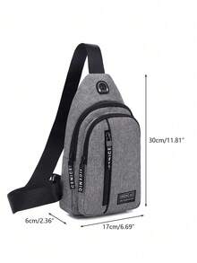1 Túi đeo chéo nam, Túi đeo ngực đa năng dùng để đi bộ đường dài, Túi đeo vai nhẹ Túi đeo hông Túi đeo chéo eo Du lịch Ngày lễ Phòng tập thể dục Xe đạp Đồ dùng học tập Mùa hè Đồ dùng văn phòng Du lịch Ví Túi đựng đồ Túi đeo chéo Túi đeo hông Túi thắt lưng Túi đeo hông Quà tặng nam Sinh viên Dung tích lớn Đa năng Ngoài trời Di động Thời trang Thường ngày Quà tặng cho bố Quà tặng cho bạn trai - Xám - Xem 3