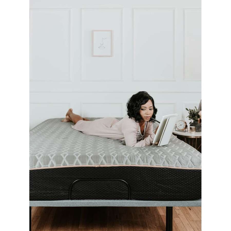Copper Infused Hybrid 12 In Soft Memory Foam Queen Mattress Mode en