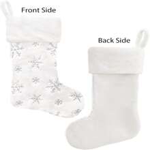 Vớ Giáng Sinh Cá Nhân Hóa - Vớ Giáng Sinh Trắng Mềm Mại, Thêu Tên Viết Tắt, Vớ Giáng Sinh Lớn, Vớ Nhung Lớn, Hoàn Hảo Để Trang Trí Lò Sưởi Ngày Lễ, Đa Chức Năng, Trang Trí, Tái Sử Dụng, Tinh Tế, Phong Cách, Chất Lượng Cao, Độc Đáo, Món Quà Lý Tưởng Cho Cô Ấy, Bạn Trai, Bố, Bạn Gái, Mẹ, Gia Đình, Bạn Bè, Phòng Trà, Nhà Cửa, Vườn, Văn Phòng, Cho Kỷ Niệm, Cho Ngày Valentine, Cho Ngày của Mẹ, Cho Sinh Nhật, Cho Ngày của Cha, Cho Lễ Tốt Nghiệp, Cho Đám Cưới, Cho Lễ Tân Gia, Thiết Kế Sang Trọng - nhiều màu - Xem 3