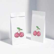 1/2/5pcs Cherry Disco Ball Stickers / Retro Groovy Dance Party Cherries / Pink Aesthetic Stickers / Fruit Waterproof Vinyl Stickers / Funky Art, Perfect For Car Lovers - Funny And Sarcastic Meme Sticker - Ideal For Laptops, Water Bottles, And Cars - High-Quality Design - Great For Adding Humor To Your Belongings - Multicolor - View 4