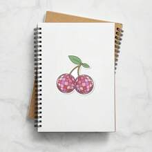 1/2/5pcs Cherry Disco Ball Stickers / Retro Groovy Dance Party Cherries / Pink Aesthetic Stickers / Fruit Waterproof Vinyl Stickers / Funky Art, Perfect For Car Lovers - Funny And Sarcastic Meme Sticker - Ideal For Laptops, Water Bottles, And Cars - High-Quality Design - Great For Adding Humor To Your Belongings - Multicolor - View 5