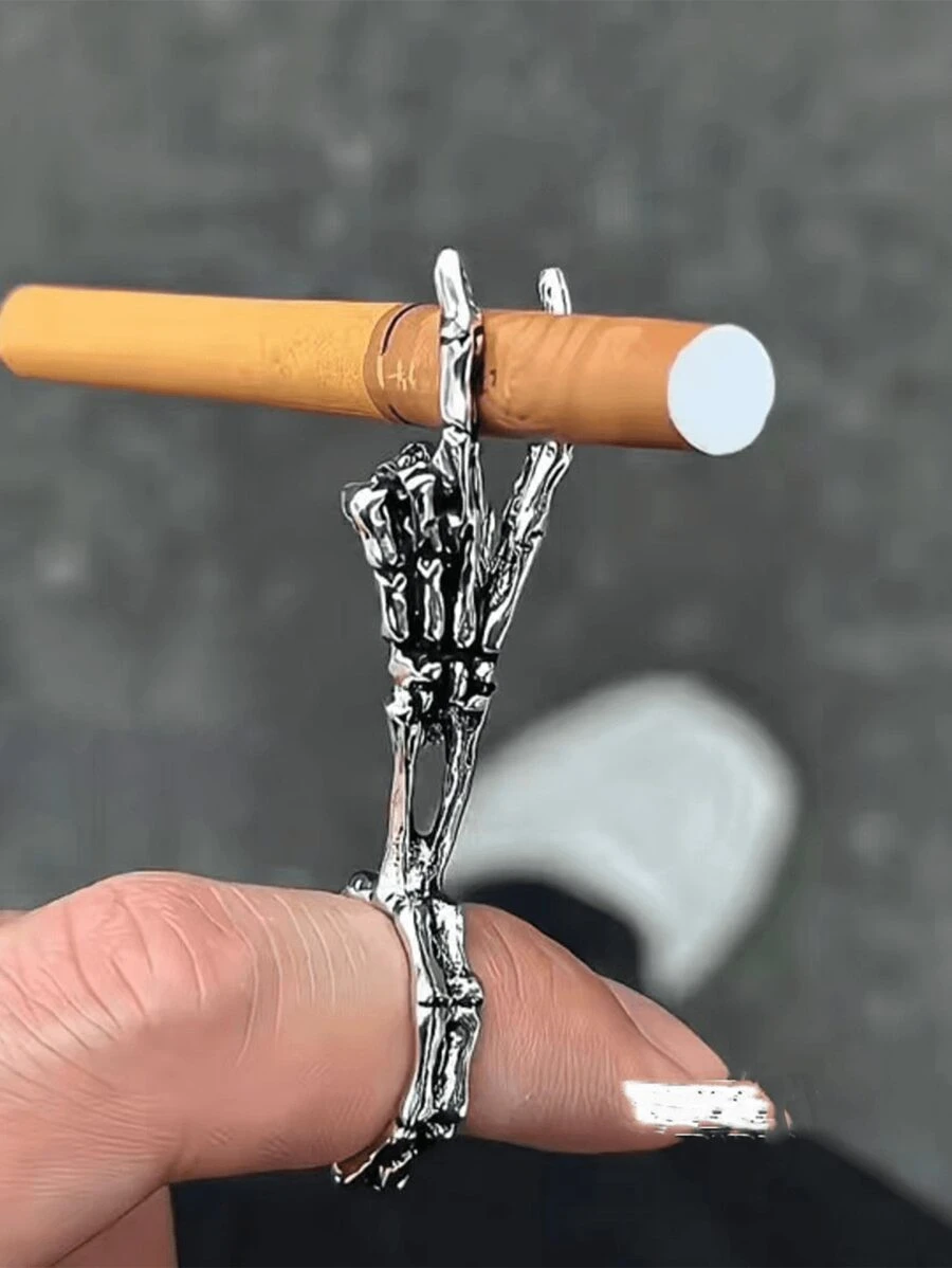 1 cái Giá đỡ thuốc lá kẹp ngón tay kẹp thuốc lá không làm ố ngón tay kẹp thuốc lá - Nhiều màu - Xem 1