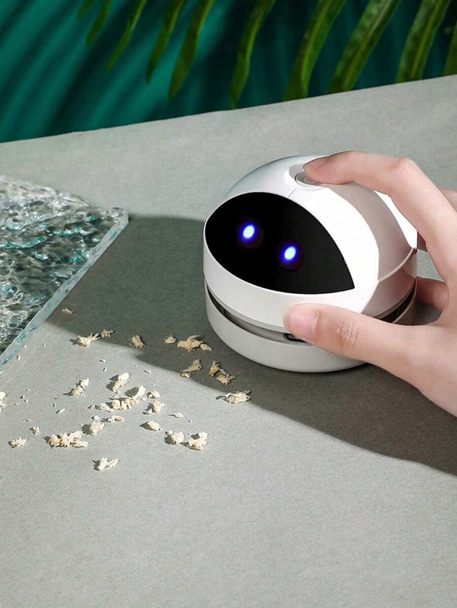 Compact And Powerful Desktop Vacuum Cleaner, Ready To Clear Dust And