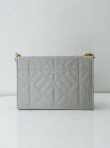 Luxury Women's Handbag With Chain Strap And Crossbody Shoulder Bag - 灰色 - 查看 5